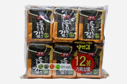 韓国海苔
小分け12袋入り 3,800~5,000ウォン 韓国海苔
小分け12袋入り 3,800~5,000ウォン