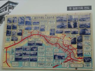 昔の九龍浦市街図