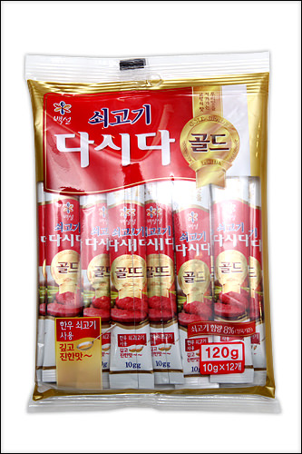 「タシダ」CJ第一製糖
10g×12 2,450ウォン 「タシダ」CJ第一製糖
10g×12 2,450ウォン