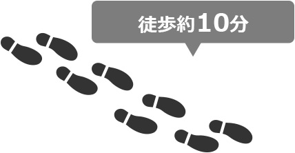 徒歩約10分