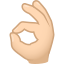 :ok_hand_tone1: 👌🏻