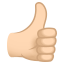 :thumbsup_tone1: 👍🏻
