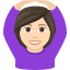 :woman_gesturing_ok_tone1: 🙆🏻♀️