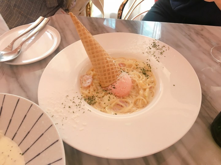 D＇FIVEのアイスクリームパスタ