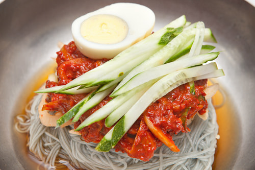 五壮洞興南チッの刺身冷麺