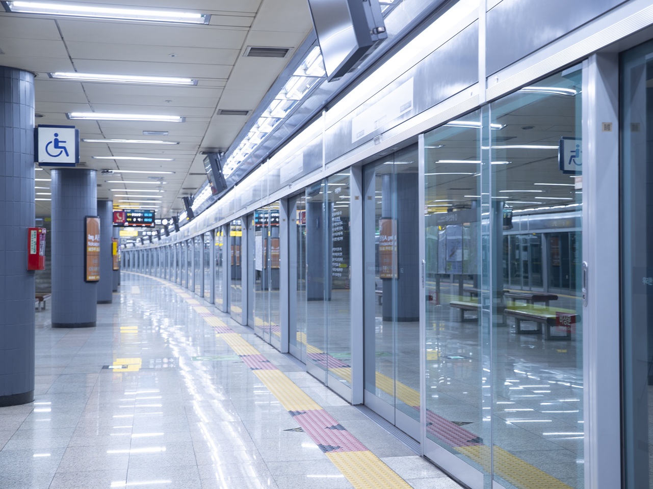 ソウルの地下鉄駅