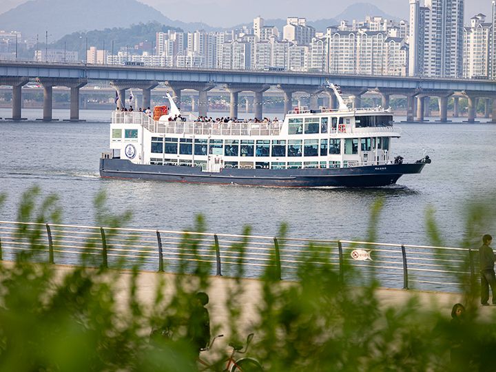 市民の憩いの場である「漢江(ハンガン)」