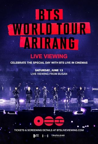 BTS「ARIRANG」ライブビューイング開催 全国映画館で上映、ファン