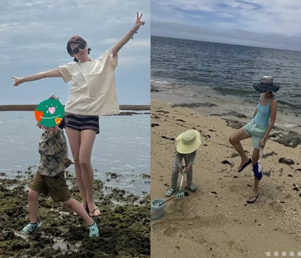ヒョンビン＆ソン・イェジン夫妻の沖縄家族旅行が話題に…「息子はAIで