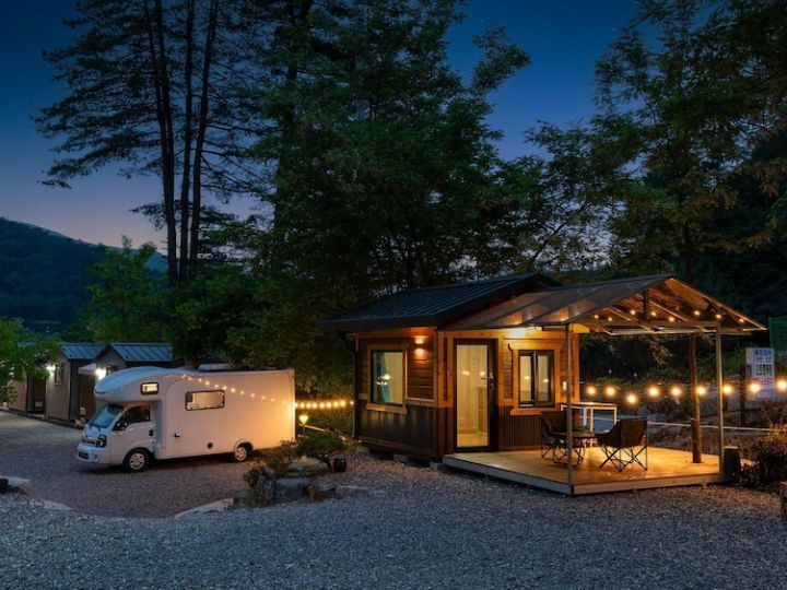 加平有明山コモネ愛犬同伴キャンピング場