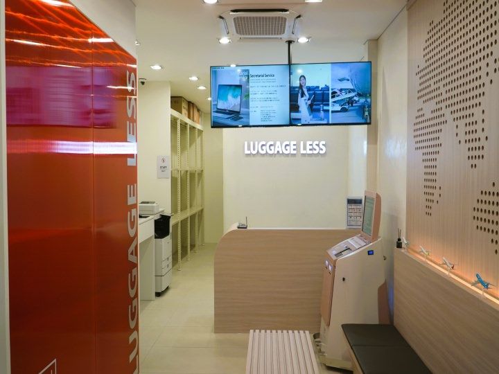 LUGGAGE LESS 明洞店 EASY DROPカウンター