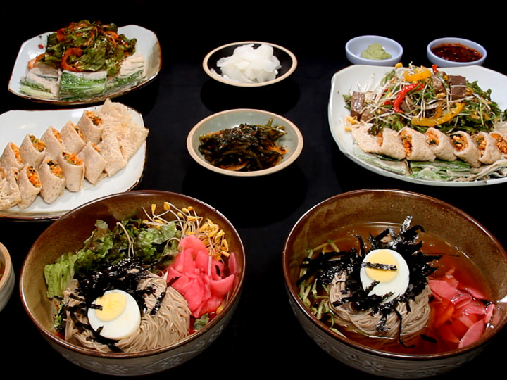 韓国式のそば料理