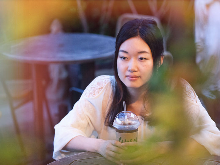 2階テラス席でまったり