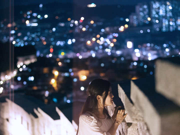 先ほどまで遠くにあった城郭が手で触れられる距離にあり、さらに感動!