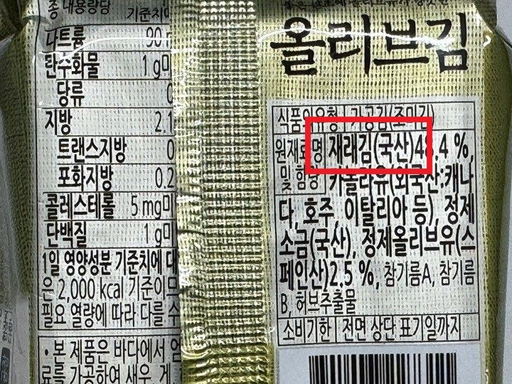 パッケージに書かれた表記をチェック