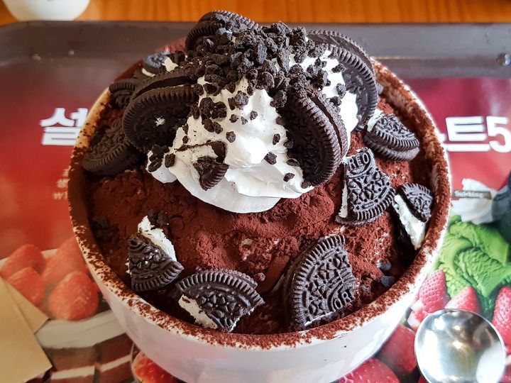 人気のオレオチョコモンスターかき氷