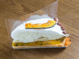 かぼちゃペーストも一から作る「かぼちゃタルトケーキ」