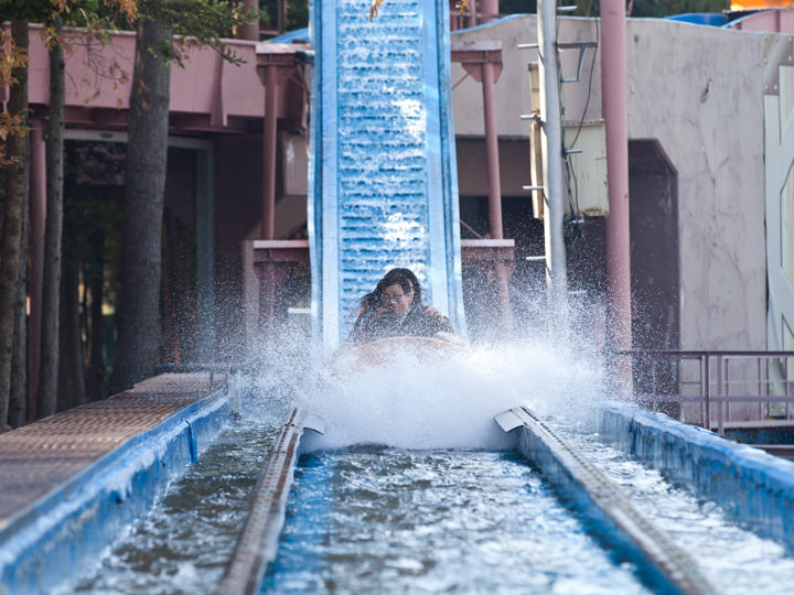急流が暑さを忘れさせてくれます
