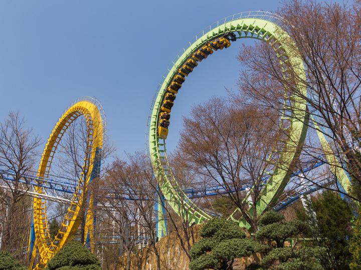 12回も回転する「銀河鉄道888」は120センチあればOK