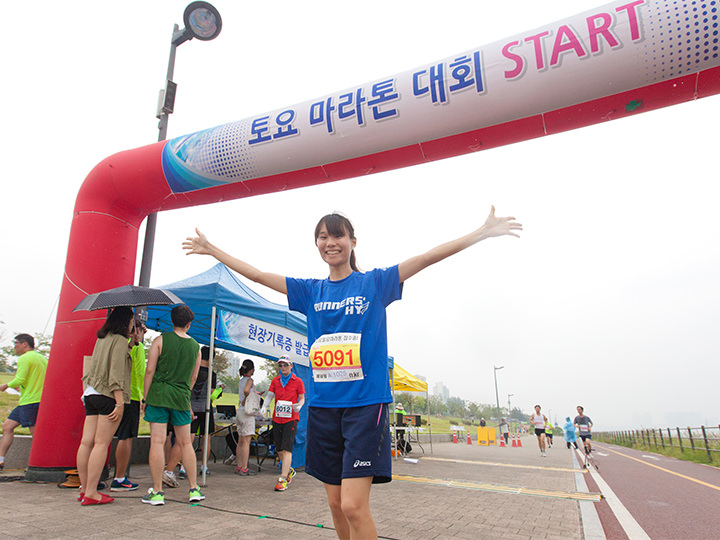 マラソン大会が開かれる日も