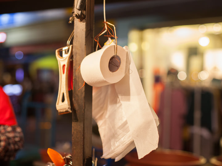 ティッシュ代わりのトイレットペーパーが庶民的