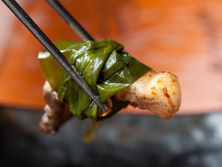 行者ニンニクの醤油漬けはお肉と相性抜群