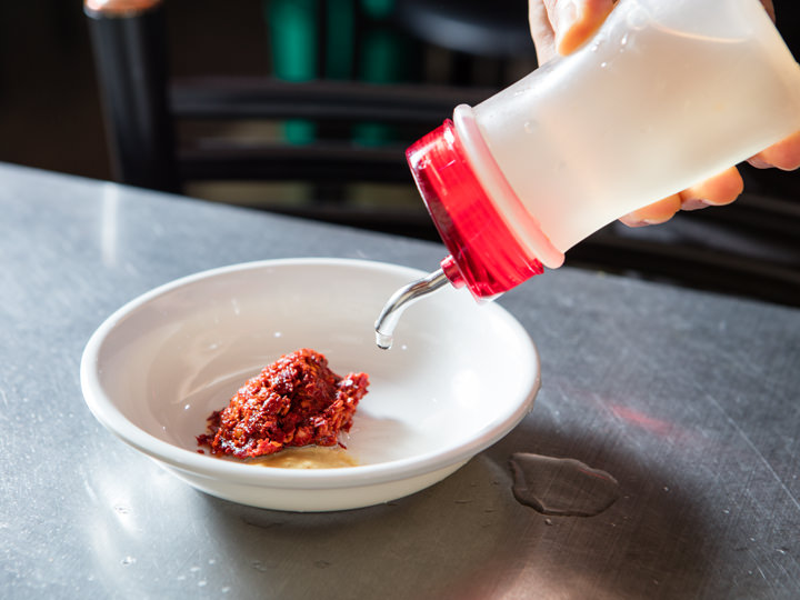 2.酸味を効かせたい場合はお酢をプラス