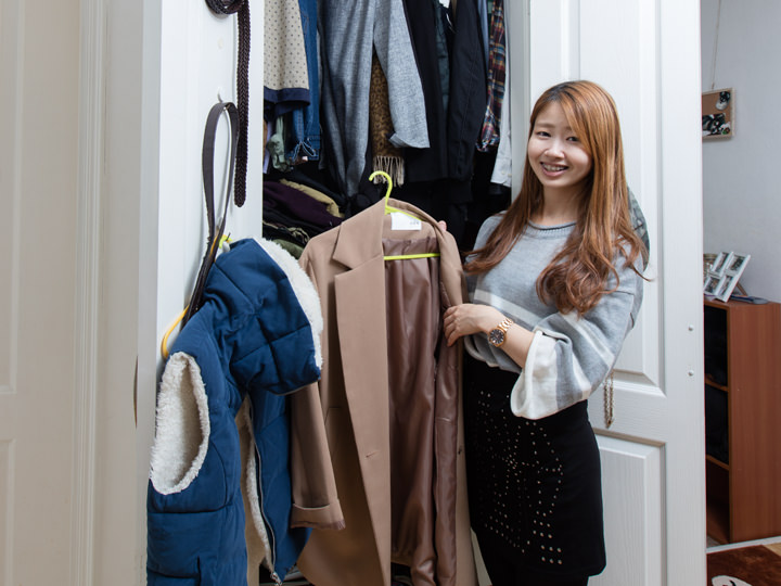 収納に便利なクローゼット