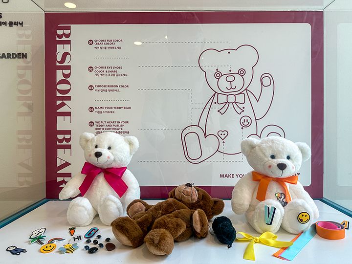 お値下げしました！テディベアミュージアムで購入したテディベア3こセット 済州 テディベアミュージアム｜中文リゾート(済州島)の観光スポット