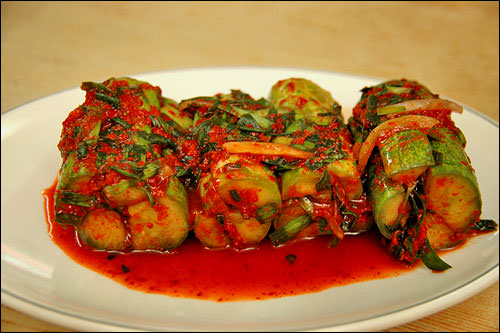 キュウリのキムチ