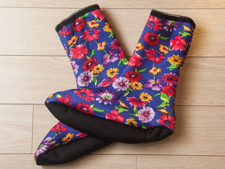 温かい室内靴下ポソン