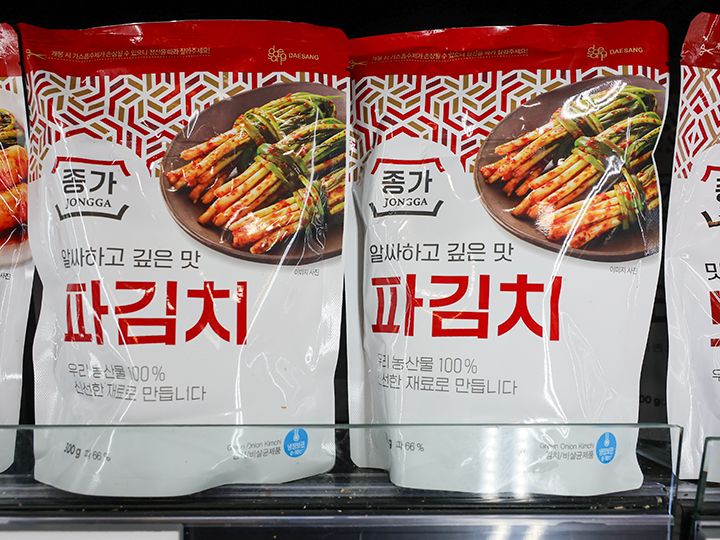 韓国ラーメンとの相性抜群
「ネギキムチ(パキムチ)」