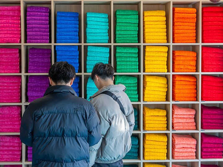 韓国の芸能人も愛用する
TETOのタオル