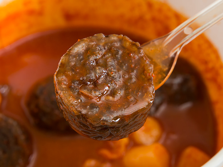 インスタントながらクォリティーの高いスンデ