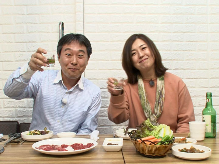 あまりのおいしさについつい韓国酒も…!?