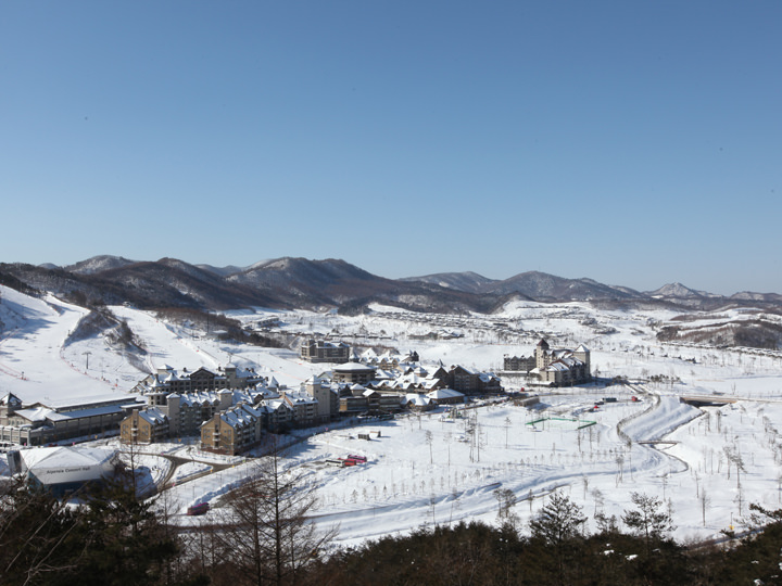 冬のアルペンシアリゾート全景