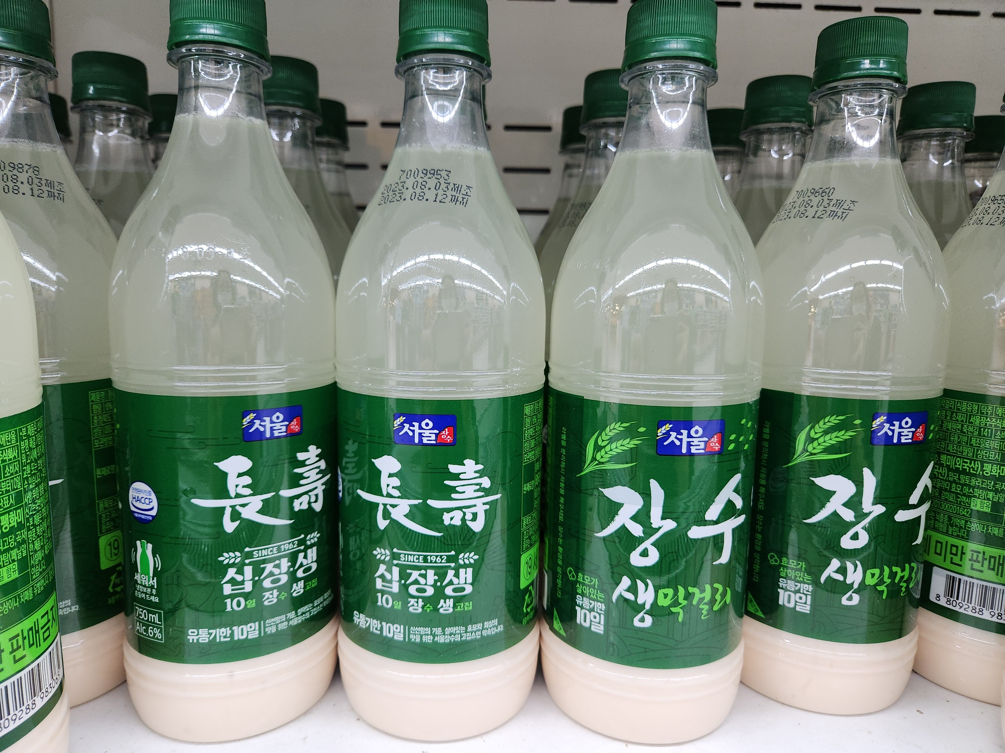 【生】長寿生マッコリ(ソウル長寿)750ml