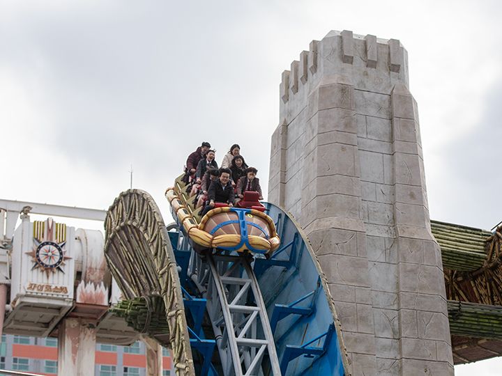 「アトランティス」
時速72kmのスピードで走り抜けるスリル満点のジェットコースター