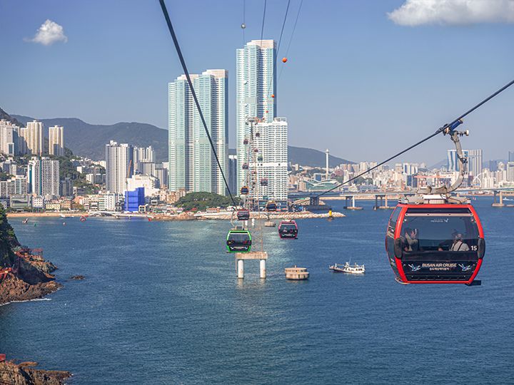 松島海上ケーブルカー｜南浦洞(チャガルチ市場)(釜山)の観光スポット