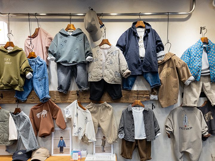 男の子用ファッションも充実