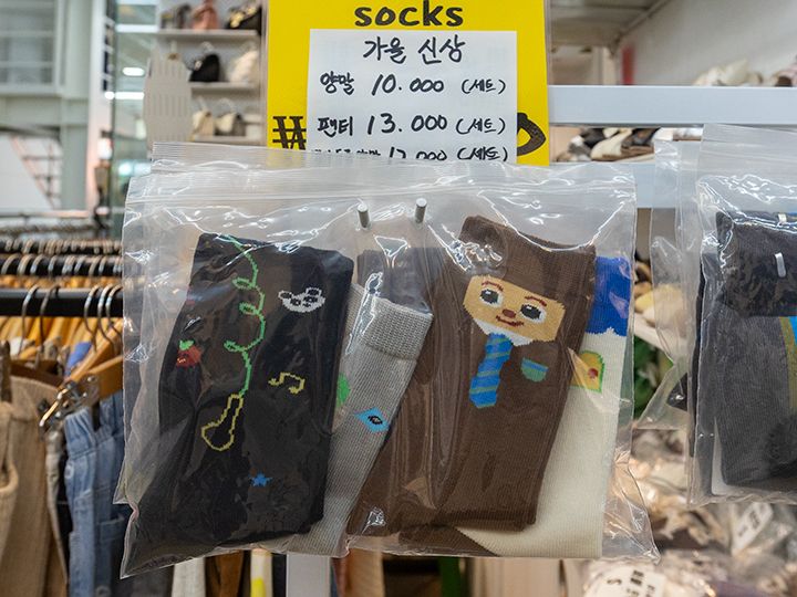 柄が可愛い靴下