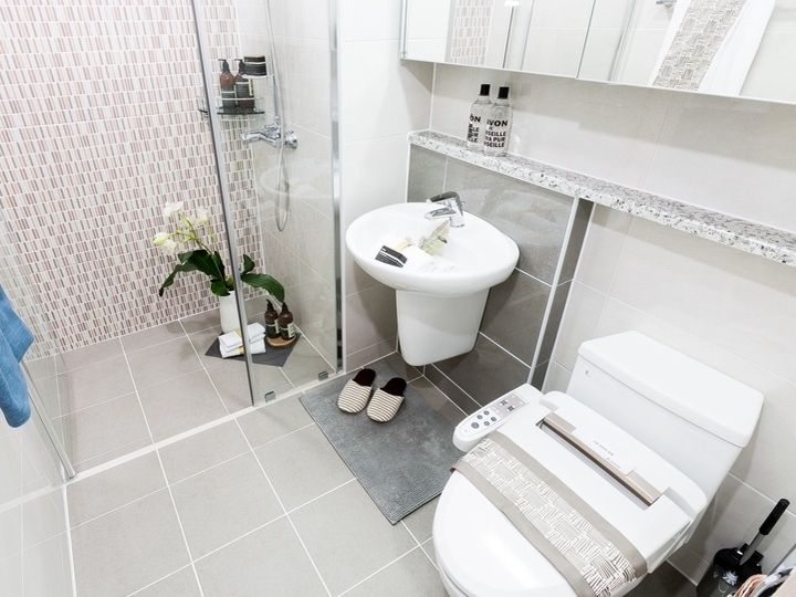 韓国の一般家庭やホテルのトイレは、お風呂が一緒になっていることが多い