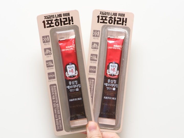 正官庄 紅参精エブリタイム
1包3,500ウォン