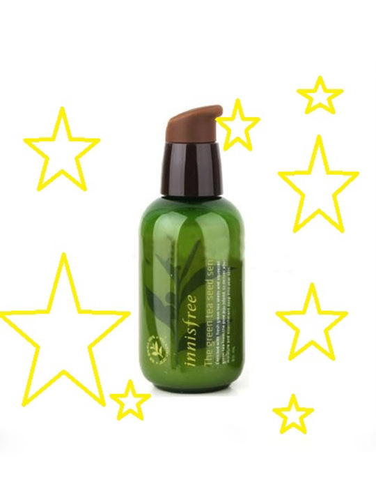 innisfree「ザ・グリーンティーシードセラム」(80ml、22,000ウォン)
これを使い始めてから、ニキビなど肌トラブルが格段に減りました。
口コミの内容を見る >>