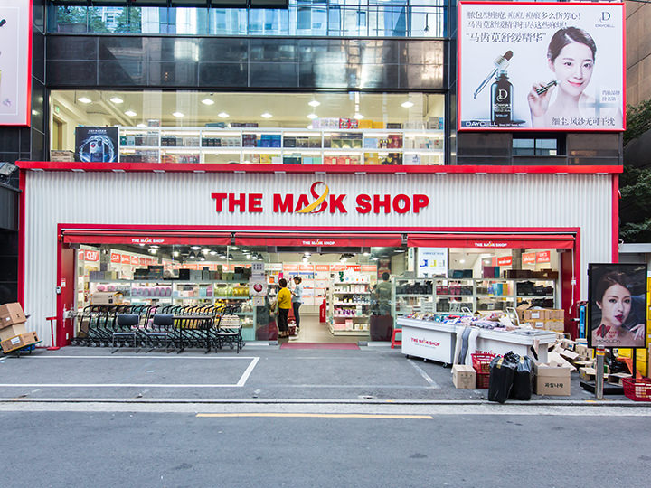 東大門にある人気化粧品店「THE MASK SHOP(ザ・マスクショップ)」