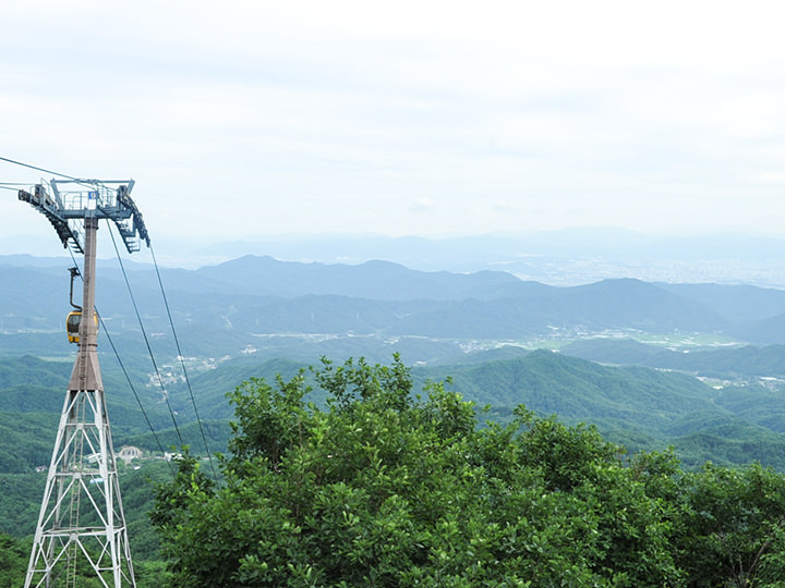 山頂駅からの景色
