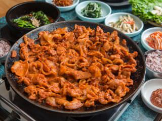 「油井野菜包みご飯(ユジョンサンパッ) 」