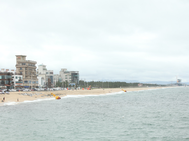 海に面している江陵