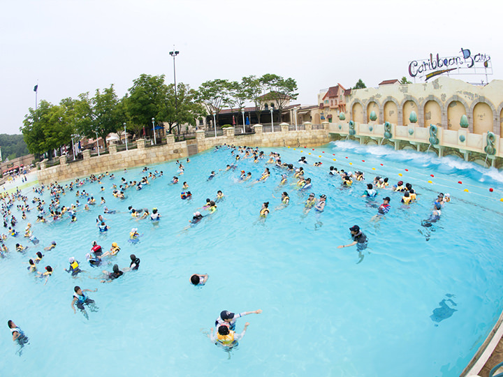 人工波のプールでは世界最大規模