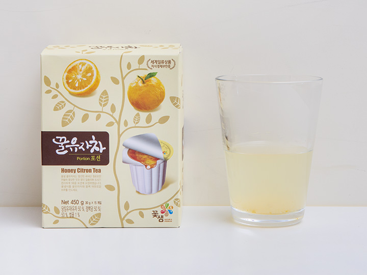 30g×15パック(6,690ウォン) / 柚子の砂糖漬け 50%